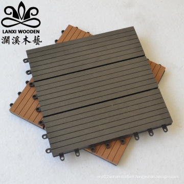 Classic Embossing Waterproof Exterior Decking Composite WPC Flooring